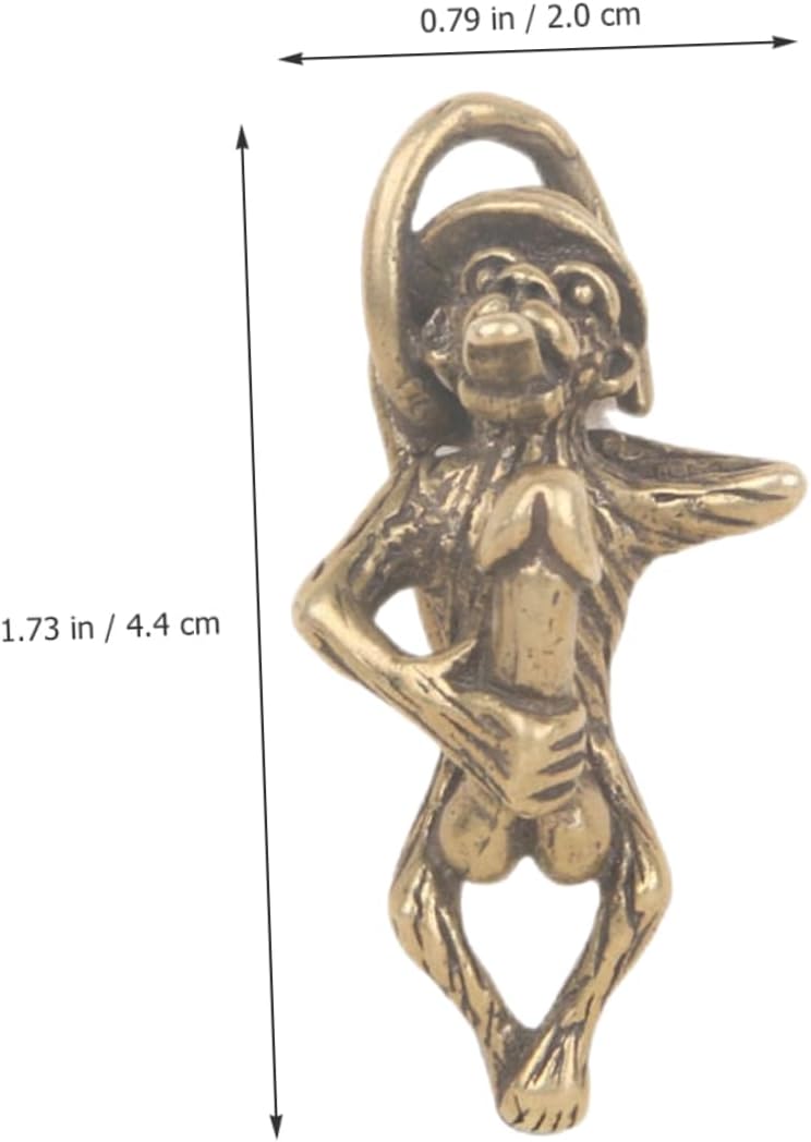 Brass Monkey Keychain
