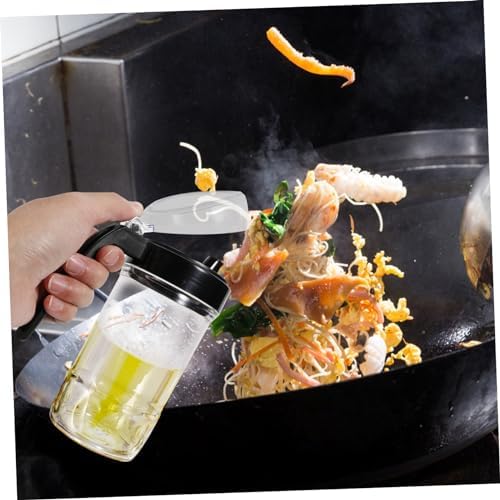 KICHOUSE 500ml Leak-Proof Oil Vinegar Soy Sauce Vessel Compact Durable