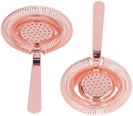 Professional Bar Strainer Silver Rose Gold