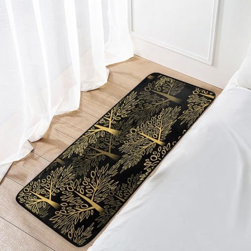 Golden Autumn Tree Anti-Fatigue Kitchen Mat