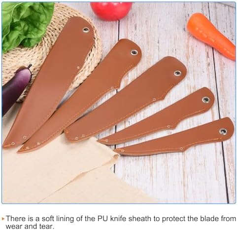 PATIKIL 14 PU Leather Chef Knife Sheathuniversal home kitchen