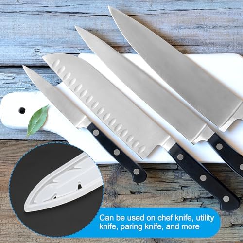 Premium Set of 4 Transparent Knife Sheaths for 6-Inch Ceramic Knives