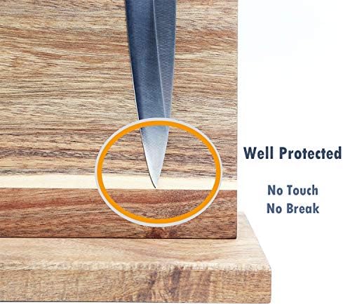 Magnetic Knife Holder - Store Up to 16 knives safely stylishly
