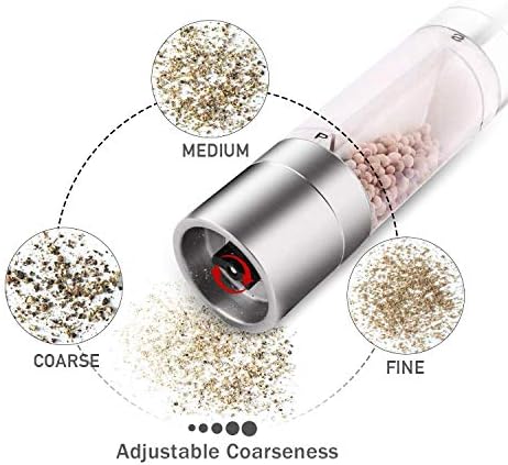 Mixoo 2-in-1 Salt Pepper Grinder
