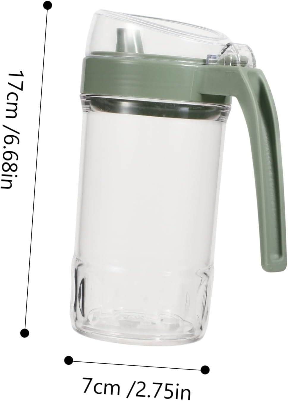 500ml Acrylic Oil and Vinegar Mixing Bottle Kitchen Oil Sprayer Condiment Squeeze Bottle