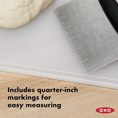 Oxo Good Grips Cast Iron Brush Stainless Steel Scraper Chopper Bundle