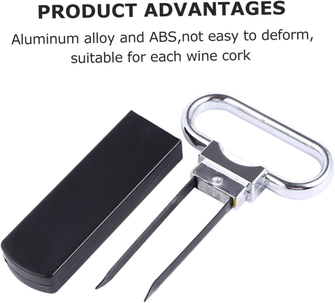 Fast-acting portable corkscrew wine opener