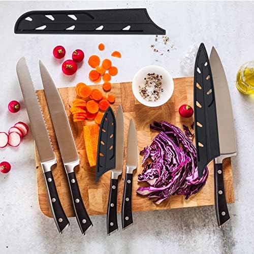 Perfect Protection for 7 Santoku Knives Black Size 73x2in