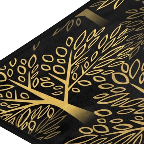Golden Autumn Tree Anti-Fatigue Kitchen Mat