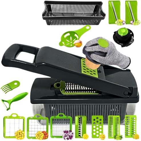 Efficient 16-in-1 Vegetable Chopper by Quick Sync