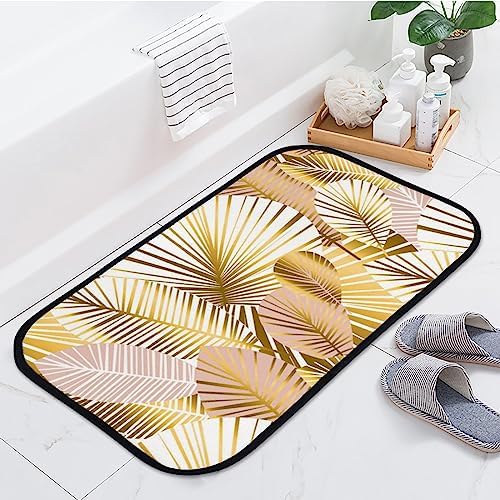 Bath Mat Gold Pale Rose