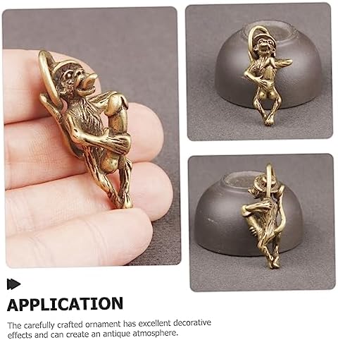 Brass Monkey Keychain
