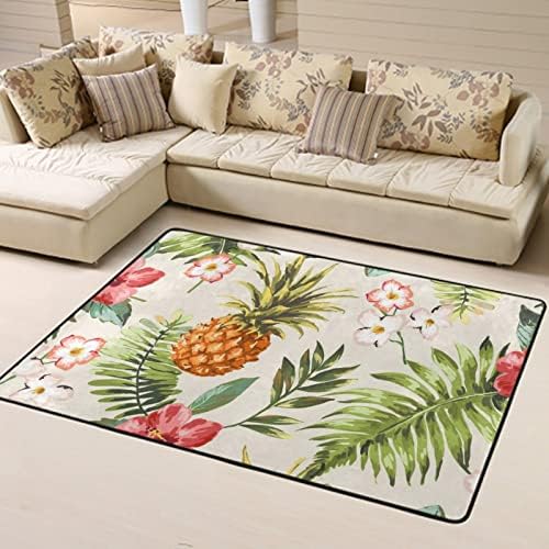 Sturdy Comfort Mat with Tropical Design