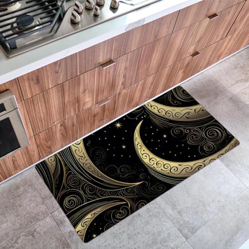 Starry Sky Luxury Anti-Fatigue Kitchen Runner Rugs for Non-Slip Use
