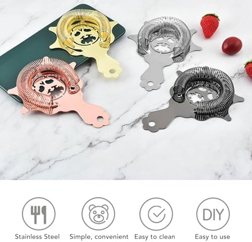 BEIJIALYProfessional Cocktail Strainer Tool for Bartenders and Mixologists