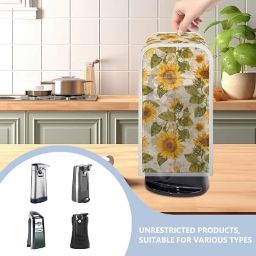 Sunflower Can Opener Cover Dust Stain Protector for Electric Openers