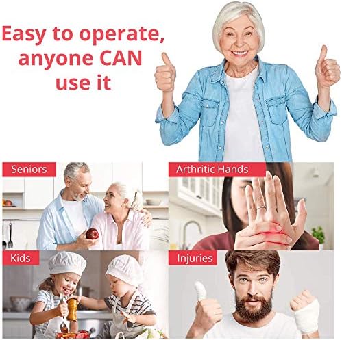 Kitchen Mama - Effortless Can Opener Electric Can Opener One-Touch Battery-Operated