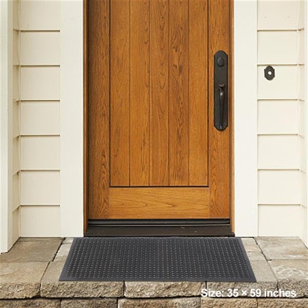 Heavy Duty Drainage Rubber Floor Mat 36x60
