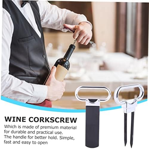 Fast-acting portable corkscrew wine opener