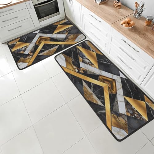 Marble Mountains 2-Piece Anti Fatigue Kitchen Mats