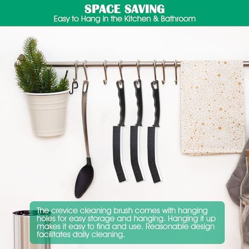 Ztarmau Crevice Cleaning Brush 3-Piece Set