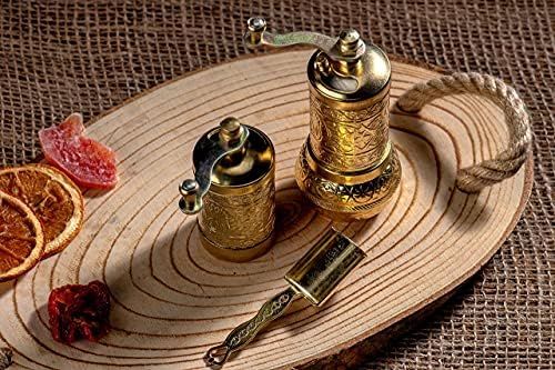 Versatile Manual Pepper Grinder with Crank Handle for Home Kitchen