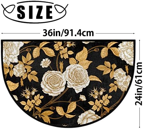 Vintage Rose Door Mat