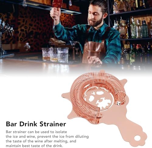 Craft the Perfect Cocktail with the Effortlessly Pure JTLB Professional Cocktail Strainer
