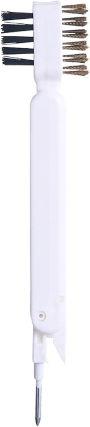 4-in-1 Kitchen Cleaning Brush with Stainless Steel Scrape Tool