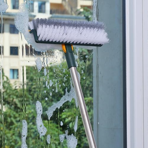 Sturdy 3-in-1 Floor Scrub Brush for Tiles and Grout