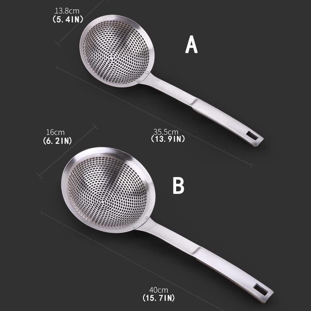 Stainless Steel Skimmer Spoon with Ergonomic Design