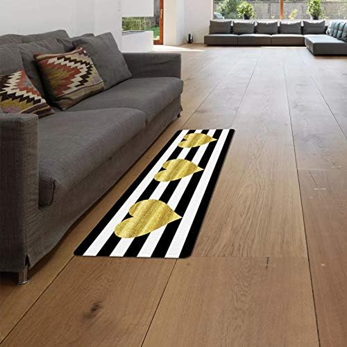 Heart-Shaped Kitchen Mats for Valentines Day