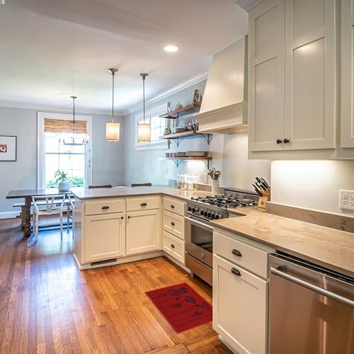 Elegant Design wool effect kitchen mat runner rug