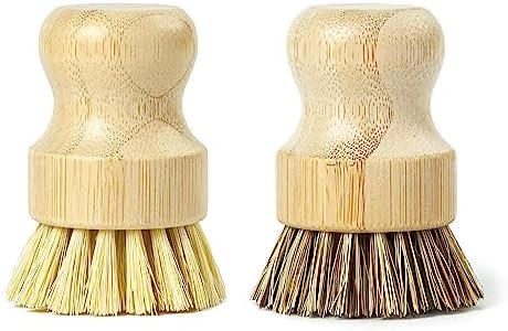Eco-Friendly Bamboo Dish Brush Set