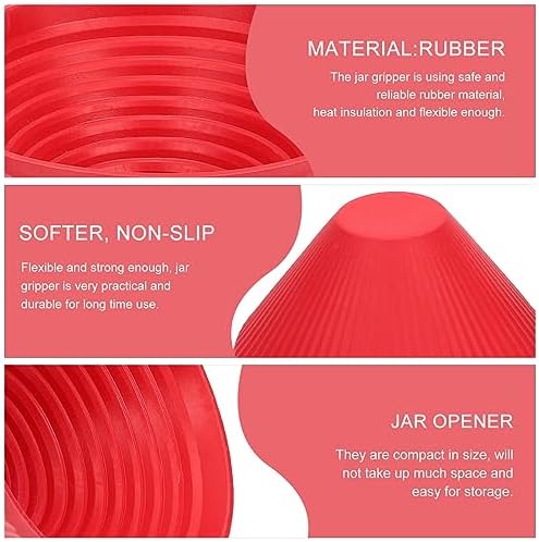 Luxshiny 6pcs Jar Opener Set