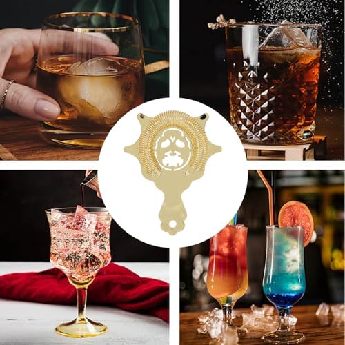 BEIJIALYProfessional Cocktail Strainer Tool for Bartenders and Mixologists