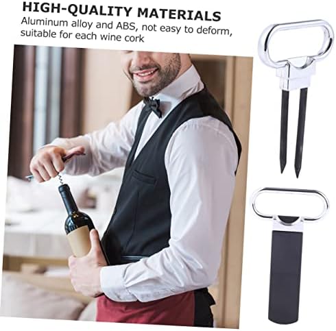 Fast-acting portable corkscrew wine opener