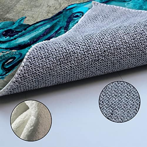 Cozy Cashmere Front Door Mat Anti-Fatigue Kitchen Bathroom Rug
