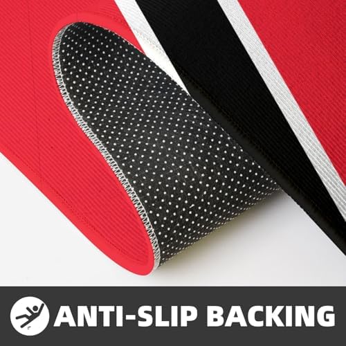 JxWCher Flag of Trinidad and Tobago Print Kitchen Mats 2 Sets 1