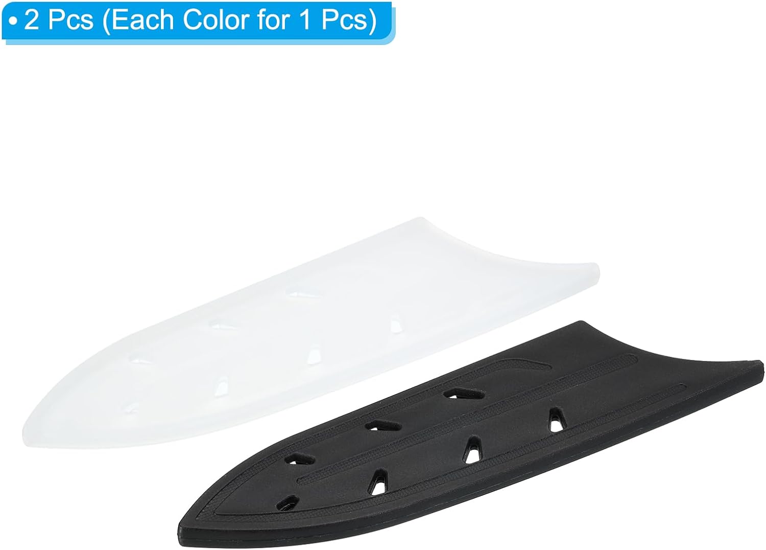 2-Piece Set of Durable PP Knife Sheaths for 6 Ceramic Knives