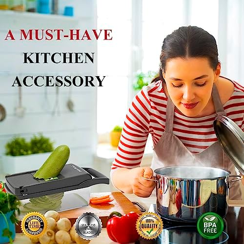 hasal vegetable chopper 16 in 1 kit 8 blades