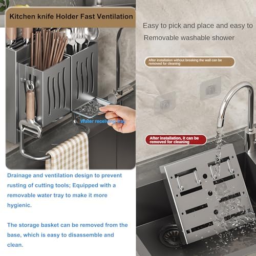 Multi-functional Kitchen Knife Holder