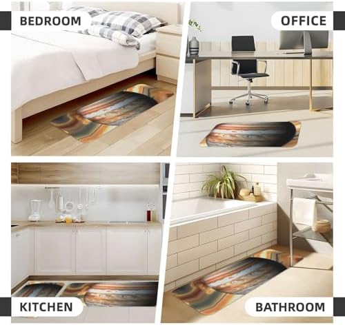 Jupiter Landscape Print Kitchen Mats Set 2