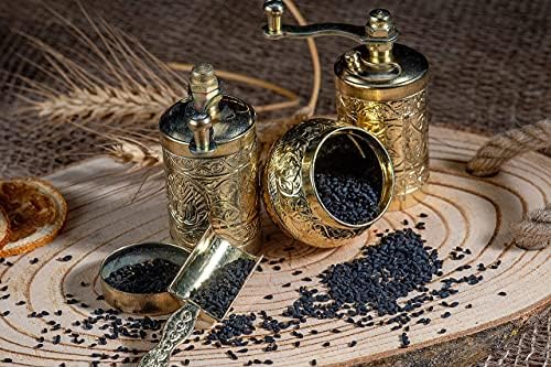 Versatile Manual Pepper Grinder with Crank Handle for Home Kitchen