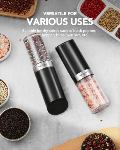 Sangcon Electric Salt Pepper Grinder Set