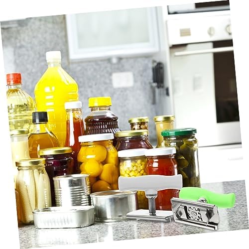 SHOWERORO 2-Piece Jar Bottle Opener Threaded Keychain with Rotary Action