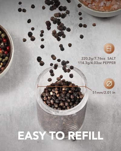 Sangcon Electric Salt Pepper Grinder Set