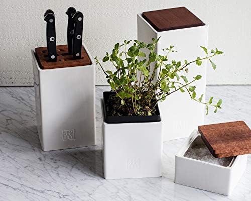 ZWILLING Ergonomically Designed Ceramic Kitchen Storage Set of 4 White