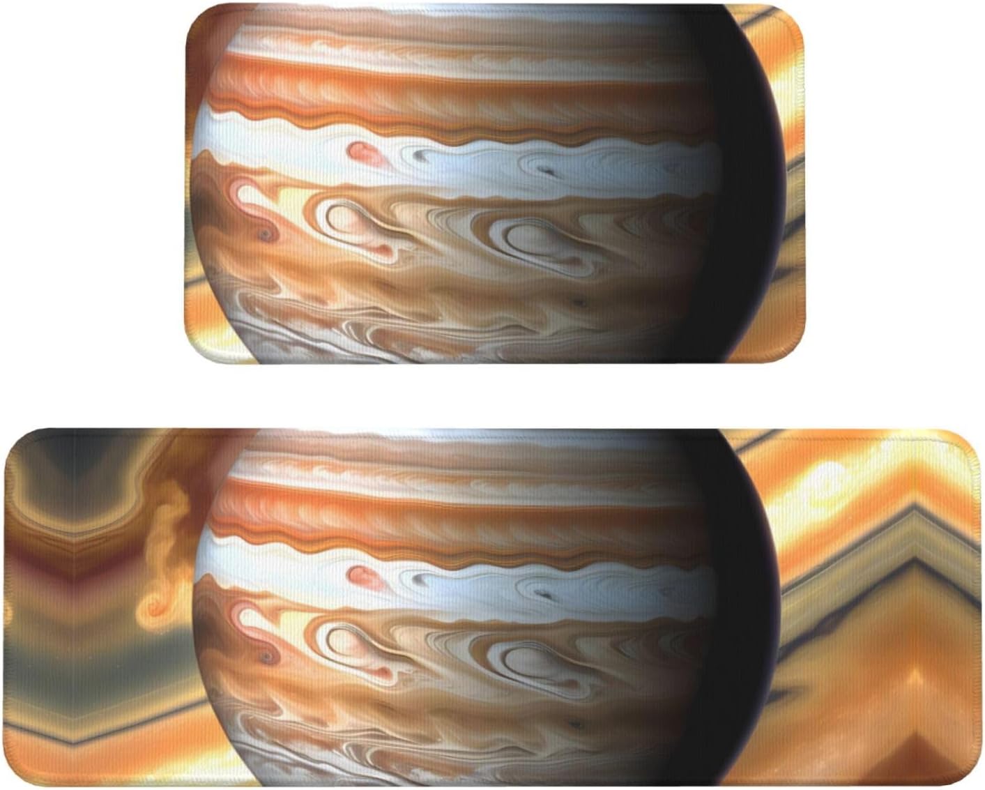 Jupiter Landscape Print Kitchen Mats Set 2