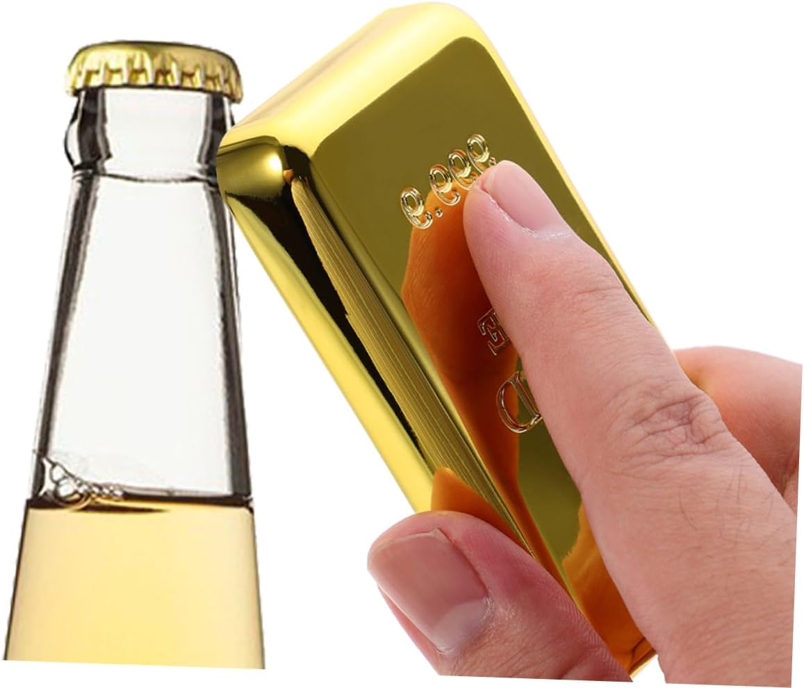 Gold Bar Bottle Opener